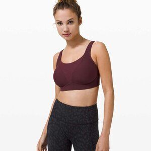Lululemon Run Times Bra, High Support, Cassis, size 32C EUC